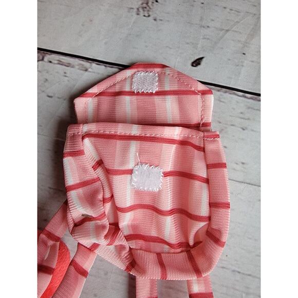 Mini Doll Size Ladybug Pink Backpack - Picture 4 of 6